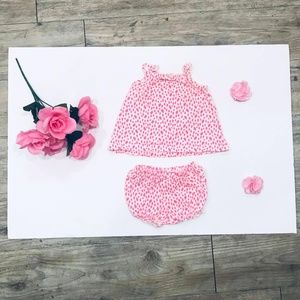 Carter's 2-Piece Baby Girl Polkadot Kitty Matching Outfits